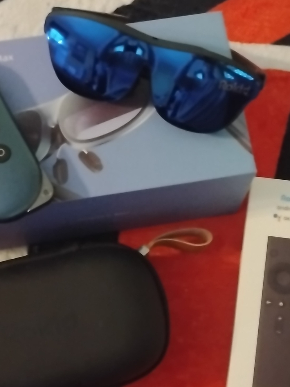 Blue Mirrored VR Protective Glasses - Unbranded